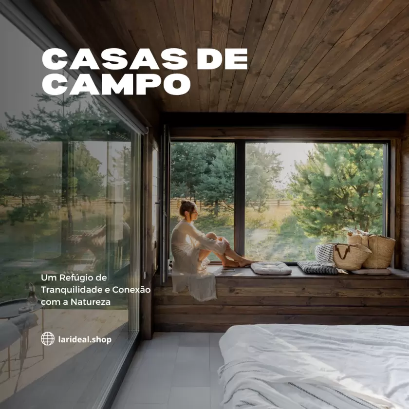 Casas de Campo: Um Refúgio de Tranquilidade e Conexão com a Natureza