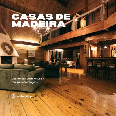 Casas de Madeira: Charmosas, Sustentáveis e Cheias de Vantagens